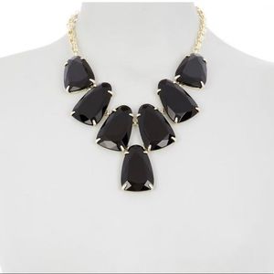 Kendra Scott Black Gold Harlow Necklace